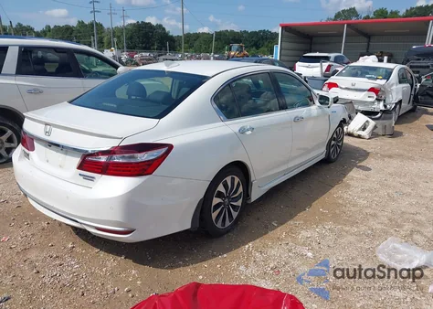 2017 Honda Accord Hybrid Touring z USA, uszkodzony, nr VIN JHMCR6F75HC007142